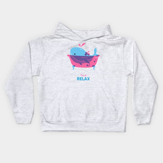 Time to Relax Kids Hoodie by LM's Designs